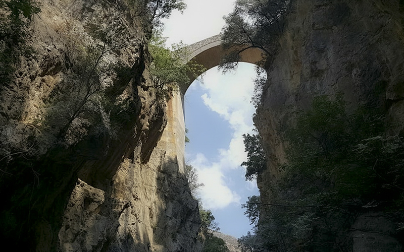 Ponte del diavolo a Civita